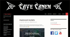 Desktop Screenshot of cavecanemband.com